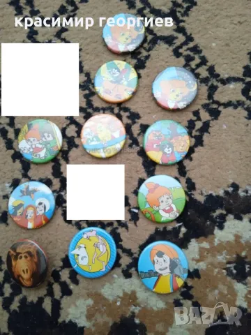 11 броя детски значки от соца, снимка 2 - Други стоки за дома - 39267403