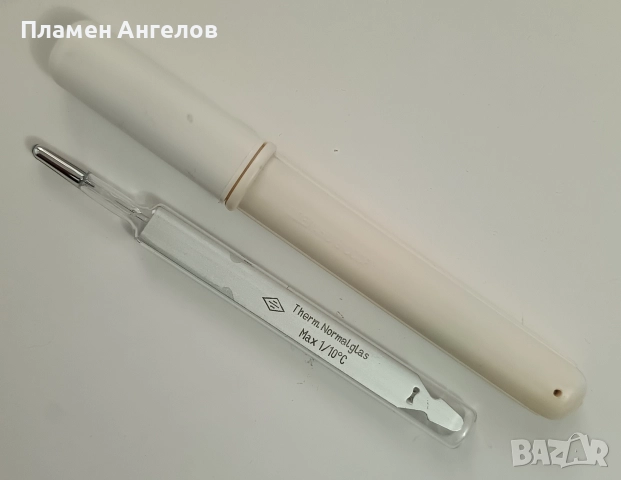 Руски живачен термометър за измерване на телесна температура от соца. , снимка 2 - Уреди за диагностика - 52791835