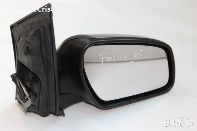 Дясно електрическо огледало Ford Focus MK2 (2004-2008г.) 1371202 / 5 пина / ✔️Цвят: Светло сив, снимка 1 - Части - 35118178