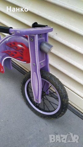 Дървен велосипед за баланс, снимка 5 - Детски велосипеди, триколки и коли - 29287849