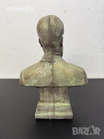 Бронзиран бюст на Христо Ботев. №7749, снимка 5 - Колекции - 52813300