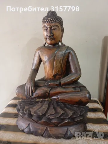 Дървена статуетка - Буда