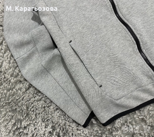 Мъжко Nike Tech Fleece Men’s Full-Zip Hoodie, Размер XS, снимка 6 - Спортни дрехи, екипи - 52596283