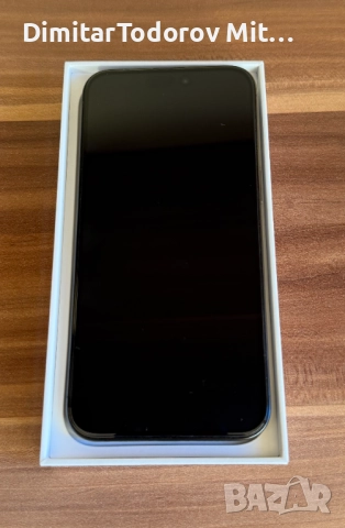 Смартфон Apple iPhone 15 Pro Max, 256GB, 5G, Black Titanium с гаранция