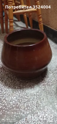 Нова голяма керамична саксия, снимка 4 - Саксии и кашпи - 48656559