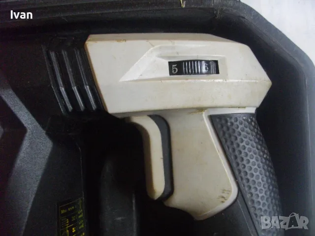 DUROPRO 1500W 5J НЕМСКИ 2018г. ЕЛ. ПЕРФОРАТОР КЪРТАЧ 4 ПОЗИЦИОНЕН СЪС ЗАБЕЛЕЖКА ПО ПАТРОННИК С КУФАР, снимка 9 - Перфоратори - 48268804