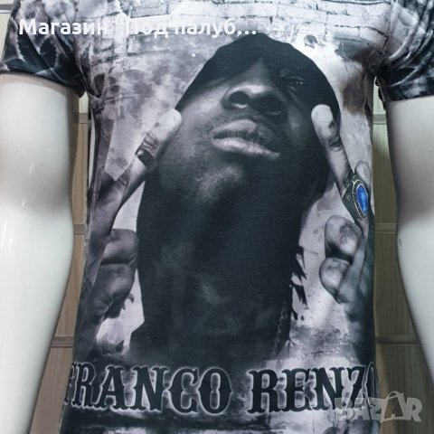 Нова мъжка музикална тениска 2pac, FRANCO RENZO, снимка 2 - Тениски - 28296323