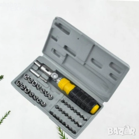 Пълен комплект отвертка , Гъвкаво рамо с аксесоари, 41 в 1 + Подарък, снимка 10 - Отвертки - 54107079