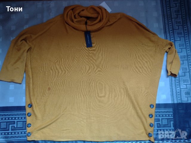 Блуза тип пончо cable & gauge , снимка 4 - Блузи с дълъг ръкав и пуловери - 39592818
