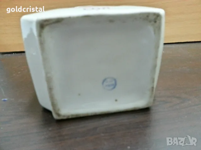 Стар български порцелан буркан , снимка 2 - Антикварни и старинни предмети - 48936190