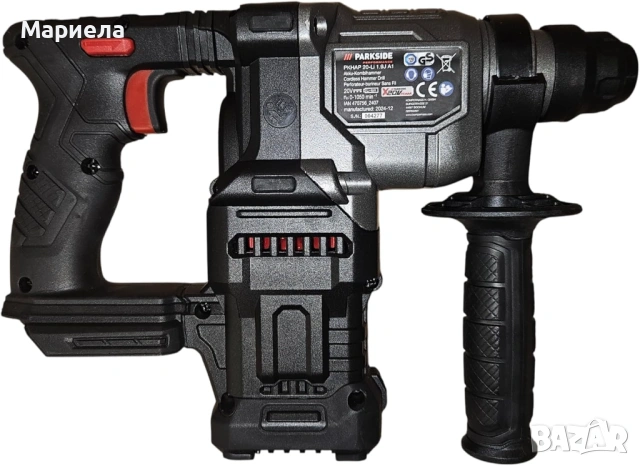 Комплект Перфоратор Parkside Със Свредла, длета и бургии, снимка 3 - Перфоратори - 53885521