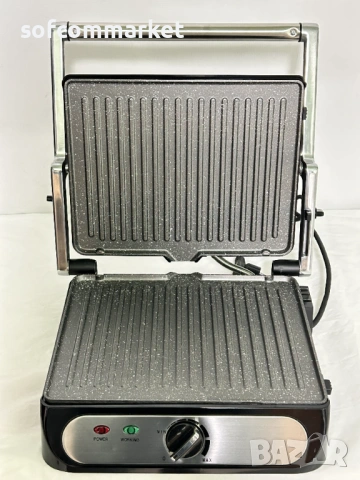 Контактен грил Grimi 2000W с гаранция, снимка 4 - Скари - 53903978