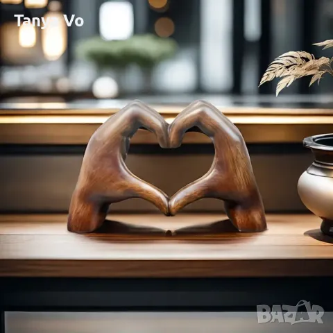 Статуетка Ръцете на Любовта, снимка 2 - Декорация за дома - 48273067