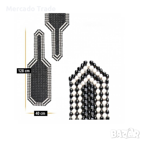 Масажор Mercado Trade, Универсален, За седалка, С дървени топчета, Черен, снимка 4 - Аксесоари и консумативи - 44726344