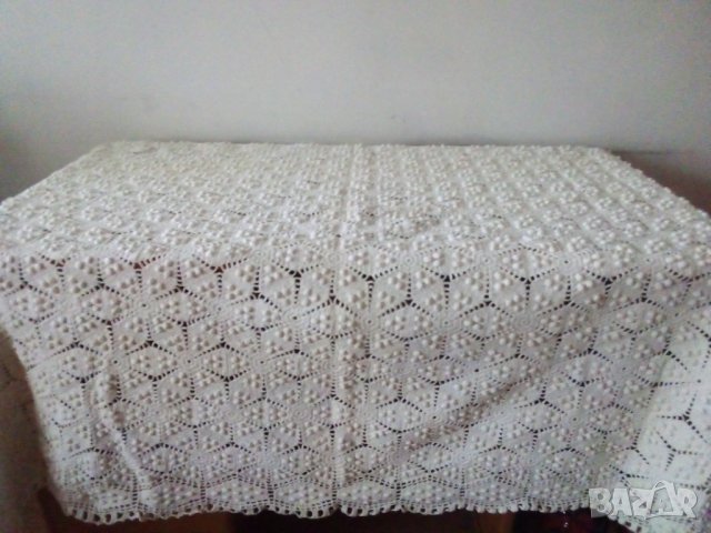 Покривка за легло ръчно плетиво, снимка 12 - Покривки за легло - 36734871