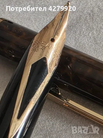 Sheaffer комплект писалка 14К перо и химикалка, снимка 4 - Колекции - 55929368