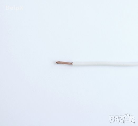 Силиконов проводник едножилен бял ПВ А2 1x1,5mm2