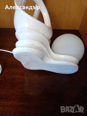 Порцеланова нощна лампа, снимка 5 - Настолни лампи - 42256556