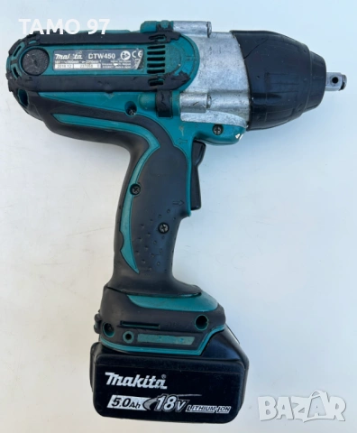  Makita DTW450 - Акумулаторен гайковерт 1/2'' 2x18V 5.0Ah, снимка 3 - Други инструменти - 53226219