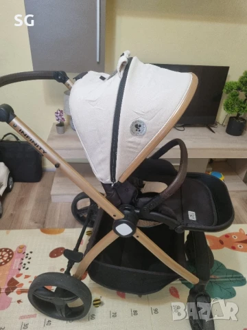 Количка за бебе Lorelli Infiniti 3в1, снимка 7 - Детски колички - 50784340