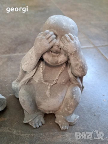 три статуетки на Буда Не знам, не чух, не видях 32/2, снимка 2 - Статуетки - 53072379