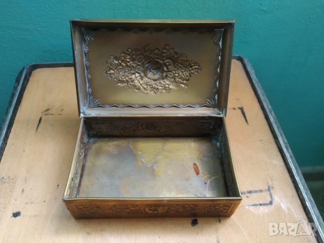 стара кутия за бижута арт деко, снимка 4 - Антикварни и старинни предмети - 38359410