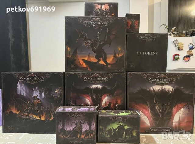 Настолна игра.ancient blood the vampire., снимка 3 - Настолни игри - 53054669
