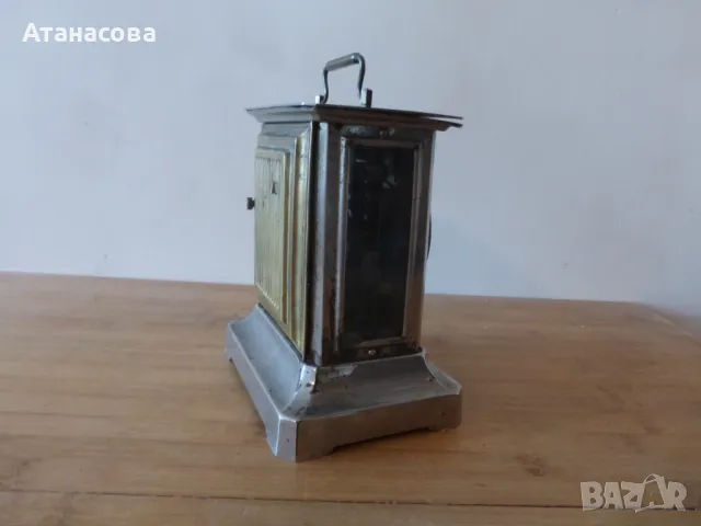 Немски настолен механичен часовник с латерна Жокер 1920 г , снимка 9 - Антикварни и старинни предмети - 48641582