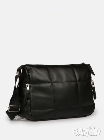 Удобна и практична дамска мека чанта с дълга дръжка 22х14см