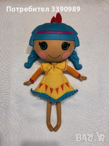 Голяма кукла Лалалупси Индианка Lalaloopsy 25лв., снимка 2 - Кукли - 52183409