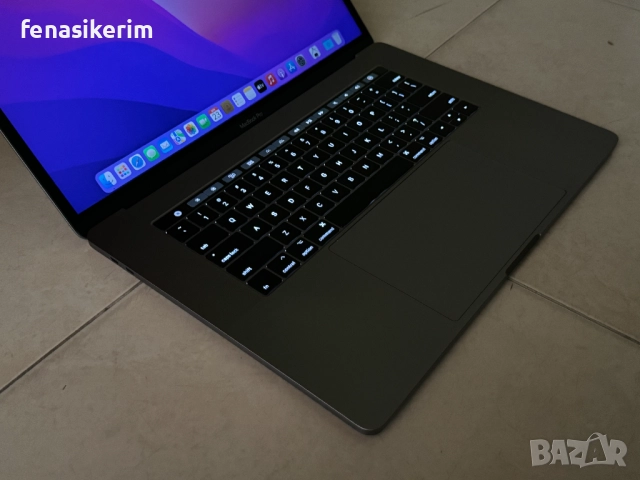 15.4' Core i7 Apple MacBook Pro Mid 2017 TouchBar 16GB RAM/256GB SSD/Radeon Pro 555/Бат 6ч, снимка 5 - Лаптопи за работа - 52606028
