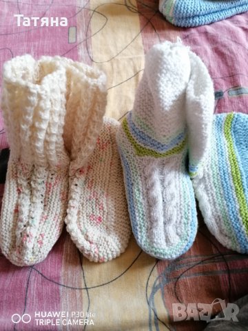 Ръчно плетени чорапи , снимка 3 - Други - 38096511