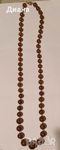 Колиета от висококачествен,естествен кехлибар, снимка 5 - Колиета, медальони, синджири - 20414788