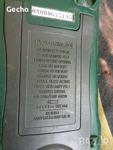 Mastech Ms8229 мултиметър, снимка 3 - Други инструменти - 54343702