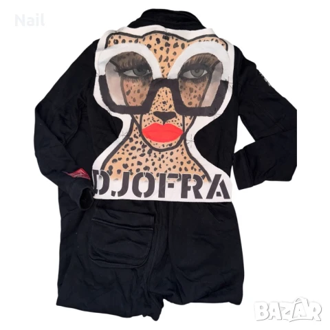  Черен цял гащеризон Djofra one size/S/M/, снимка 7 - Гащеризони - 51001261