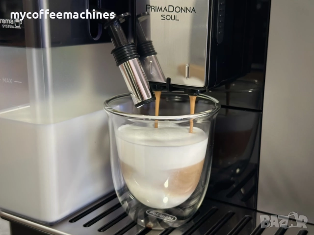 Кафемашина DeLonghi PrimaDonna SOUL ECAM610.74, снимка 10 - Кафемашини - 52846182