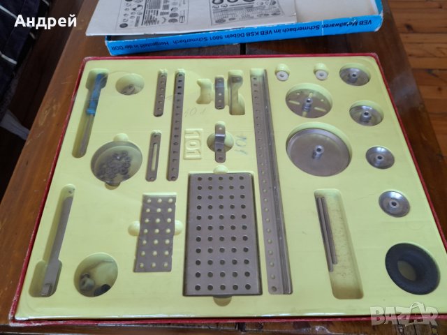 Стар метален конструктор Construction 101, снимка 5 - Други ценни предмети - 36814808