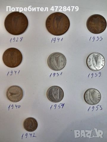 Стари монети от различни държави, снимка 12 - Нумизматика и бонистика - 53368591