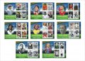 Чисти блокове Спорт Футболни легенди 2022 Тонго, снимка 1 - Филателия - 37391124