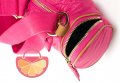 ПРОМО 🍊 JUICY COUTURE 🍊 Бонбонено розова чанта 13x26x13 см HOLLYWOOD HIDEAWAY нова с етикети