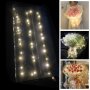 60*60cm LED лампички светлини вградени в найлон за опаковка опаковане аранжиране букети подарък, снимка 4