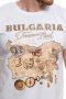 Нова бяла мъжка тениска с трансферен печат България - Treasure Land (Земя на съкровищата), снимка 12