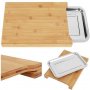 Бамбукова дъска + табла, функционален комплект, маса за закуска, масичка за кафе, снимка 1