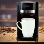 Кафеварка - 350W, 150 мл с една чаши, черна, снимка 6