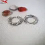 Обеци с платинено покритие 211250, снимка 4