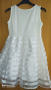 Празнична бяла рокля, снимка 2