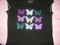 Тениска с пеперуди