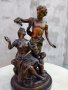 Бронзова статуетка "Зефир и Флора" - 19 век, 12 кг. Жак Бусо френски скулптор , снимка 9