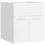 vidaXL Долен шкаф за мивка, бял, 41x38,5x46 см, ПДЧ（SKU:804638, снимка 1 - Шкафове - 44554924
