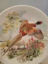 френска декоративна порцеланова чиния с фазан 8/1, снимка 4